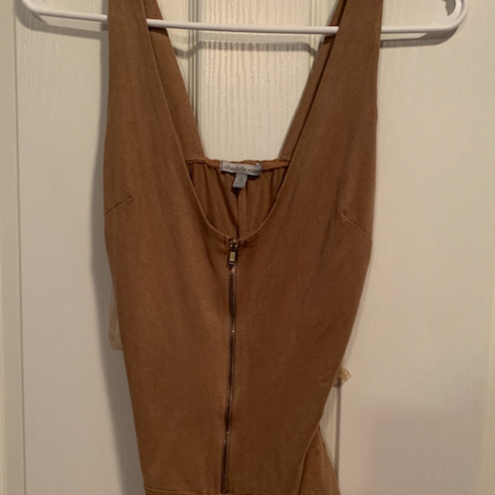 Charlotte Russe Sexy Velour Body Suit